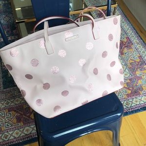 Kate Spade sparkle dot tote